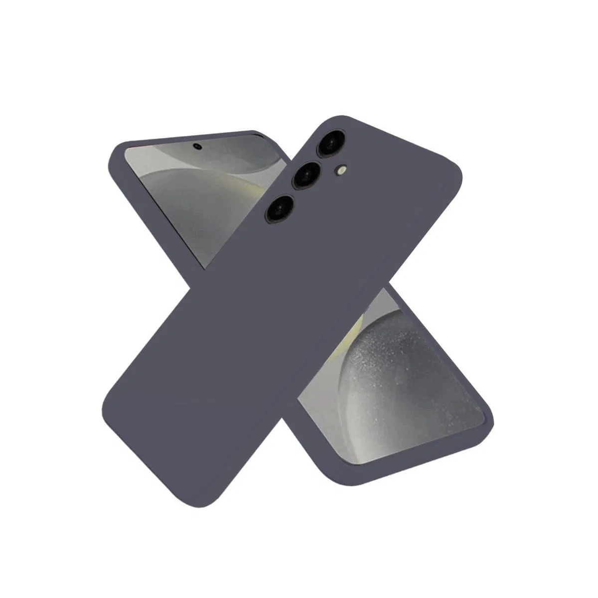 Samsung Galaxy A36 Kılıf First Silikon - Gri