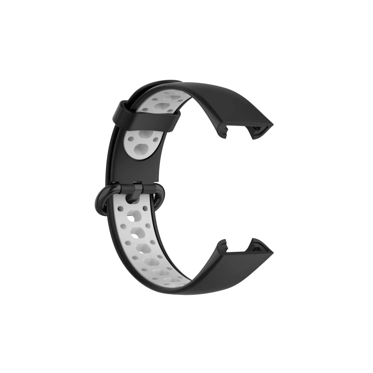 Xiaomi Redmi Watch 2 Spor Delikli Kordon - Siyah-gri görsel 4