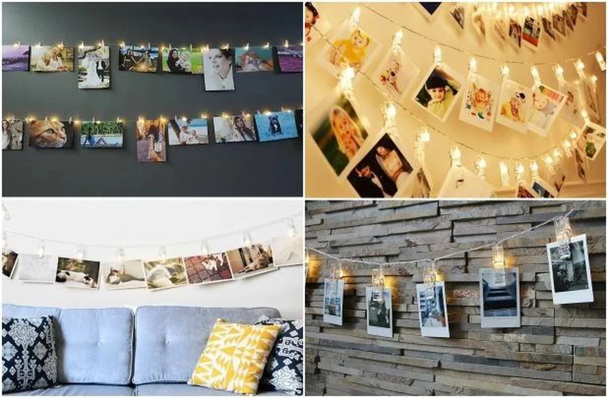 10'lu Led Işıklı Fotoğraf Mandalları görsel 4