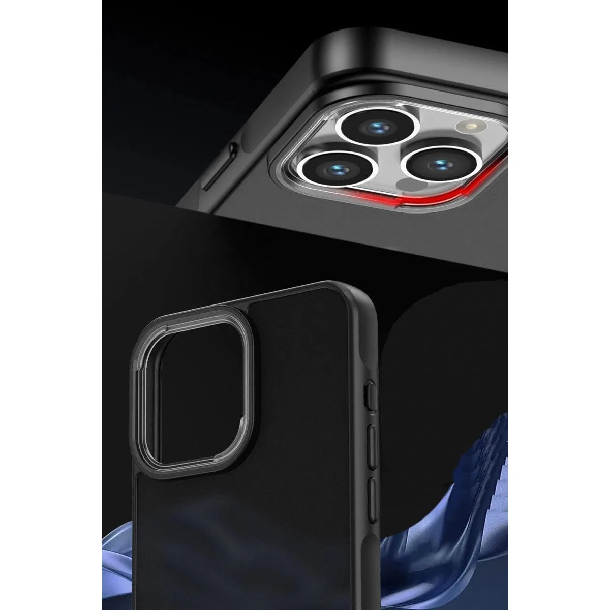 Xiaomi Redmi 12c Kılıf Elegant Kapak - Lacivert görsel 5