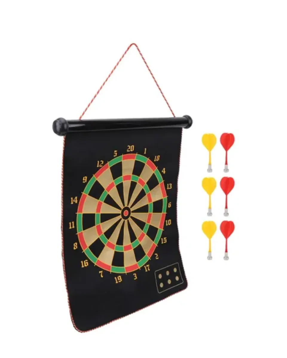 Manyetik Dart Oyunu Katlanabilir Güvenli Dart Seti 6 Ok Hediyeli görsel 4