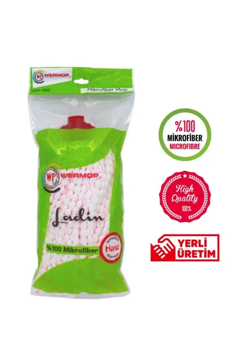 Ladin Mikrofiber Renkli Mop 1 Adet Royaleks-WM402 görsel 2