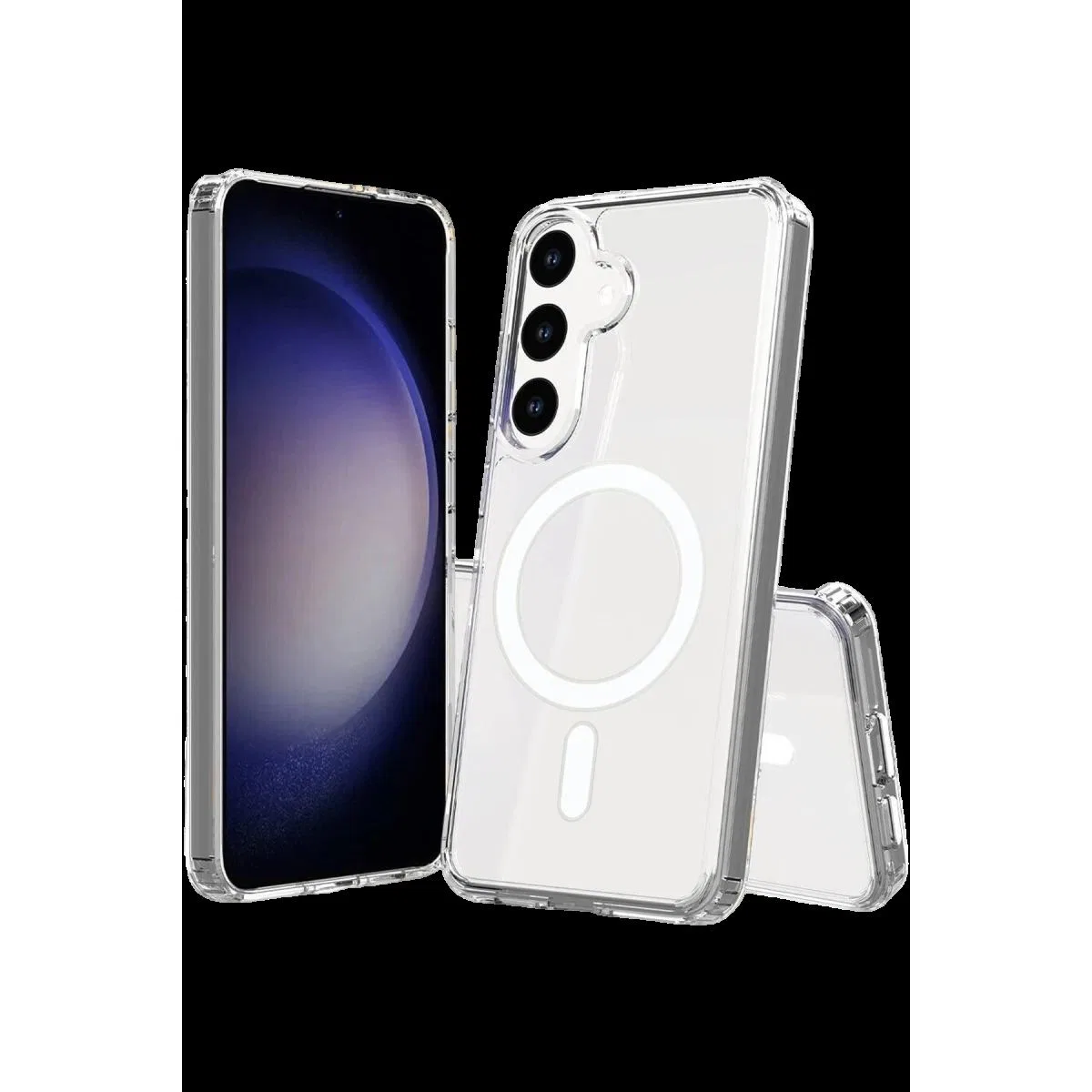 Samsung Galaxy S26 Plus Magneticsafe Şeffaf Silikon - Şeffaf