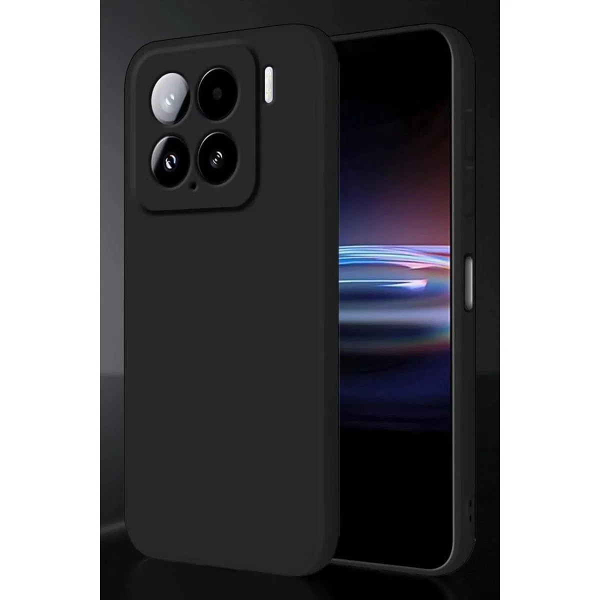 Xiaomi Mi 15 Pro Kılıf Nano İçi Kadife Silikon - Siyah görsel 2