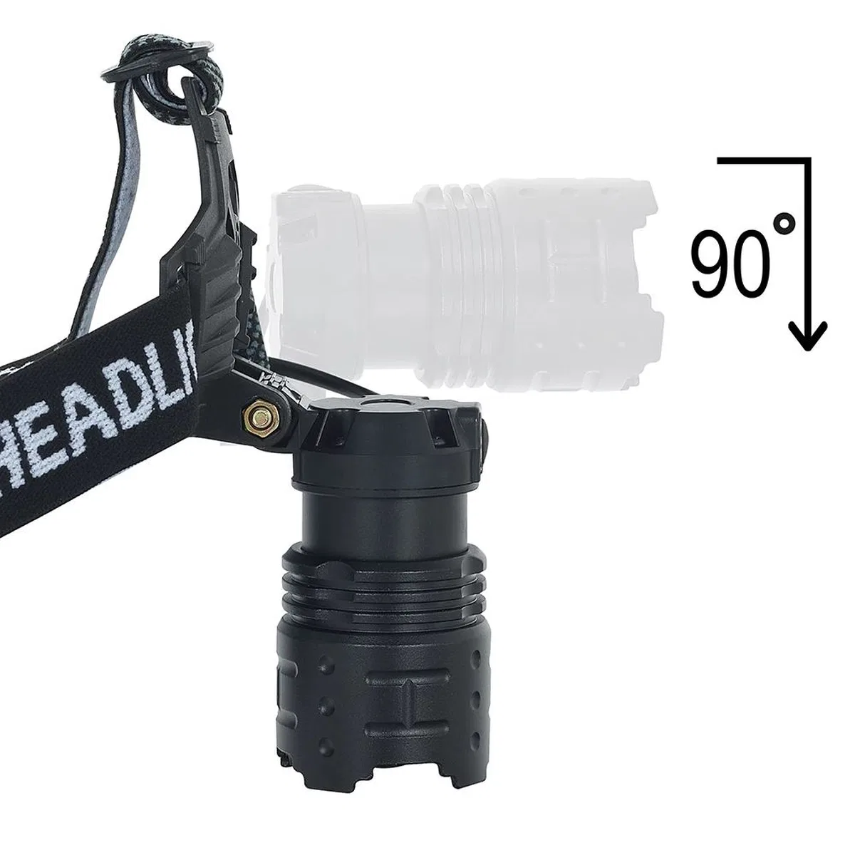 Gt100 Led Şarjlı Kafa Lambası Wt-628 görsel 2