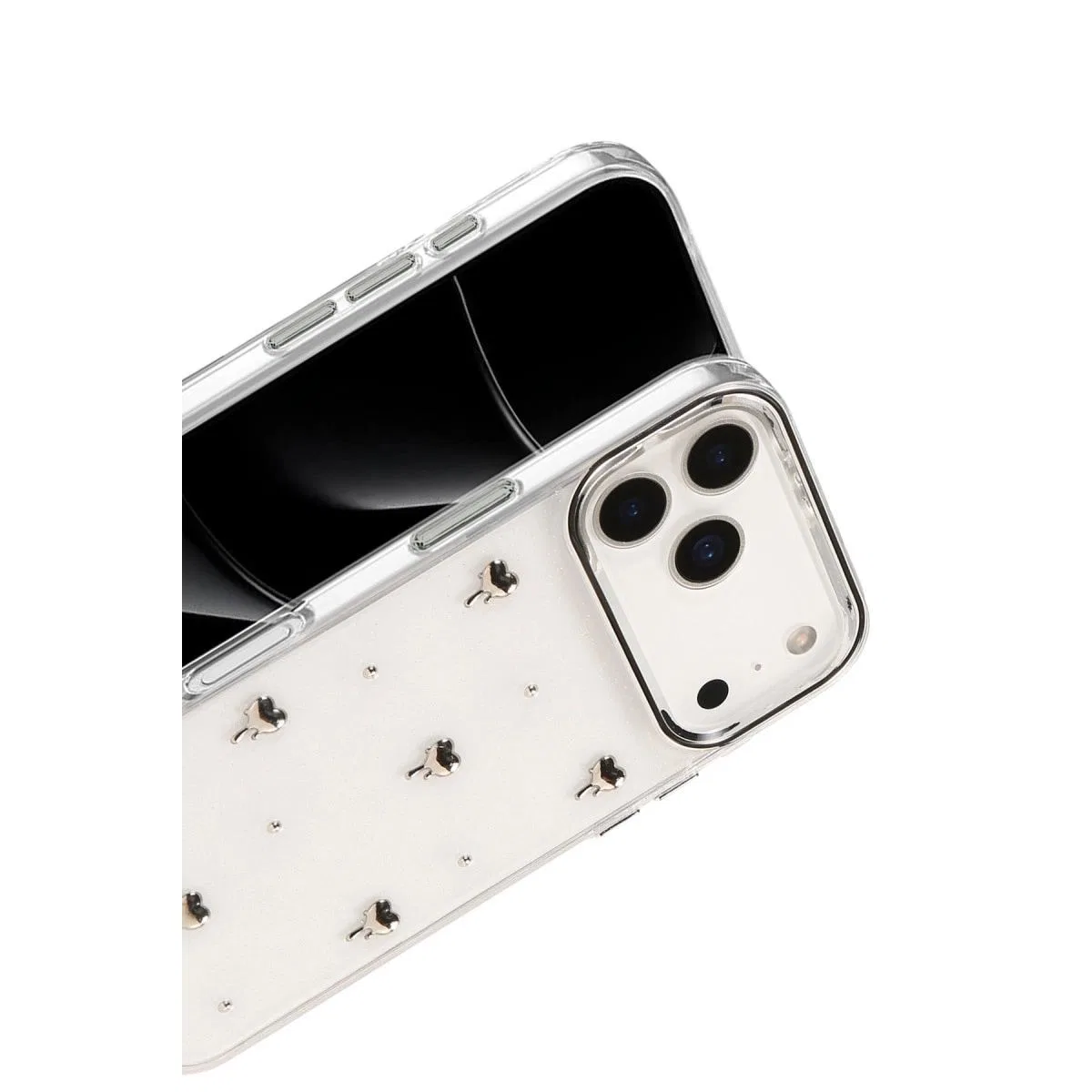 Apple İphone 17 Pro Fiyonk Desenli Kapak - Desen 1 görsel 3