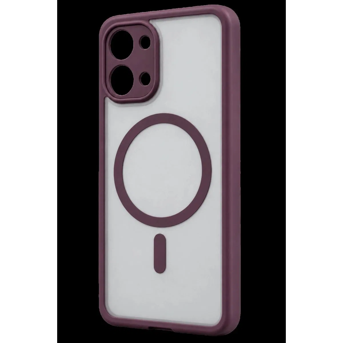 Xiaomi Poco X8 Pro Max Loji Magsafe Kapak - Bordo