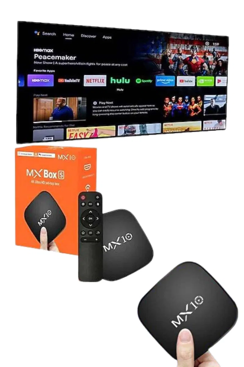 Mx Box Android Tv Media Sound 4K Ultra HD Görüntü Kaliteli görsel 2