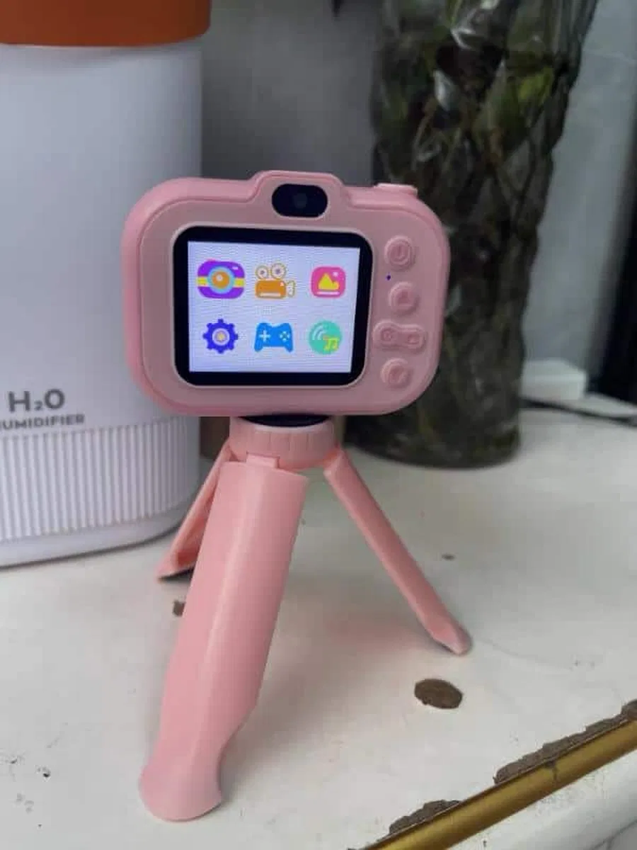 Ayaklı Mini Fotoğraf Makinesi Çocuk Için Eğitici Video Kamera görsel 2