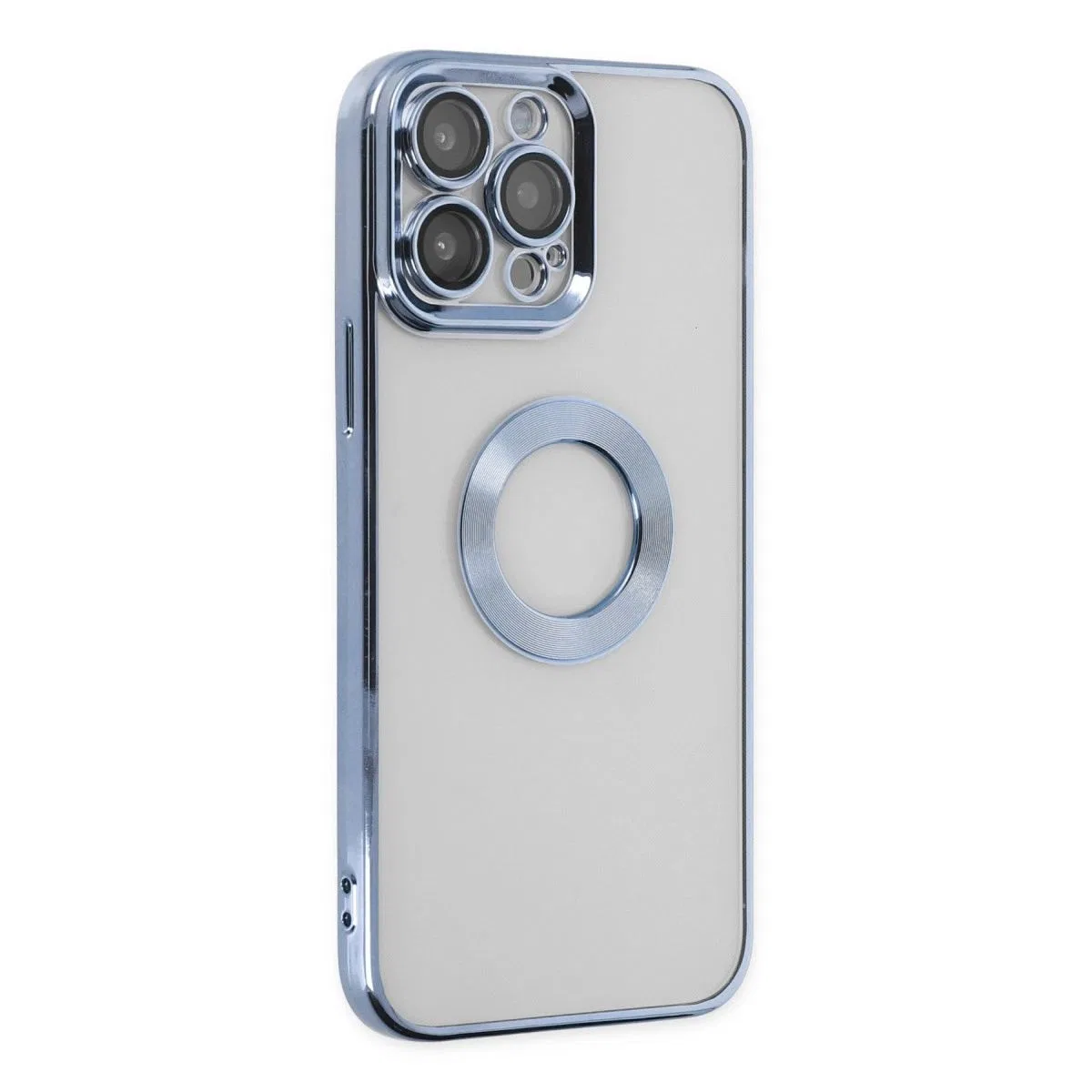 Apple İphone 14 Pro Kılıf Slot Silikon - Sierra Blue görsel 2
