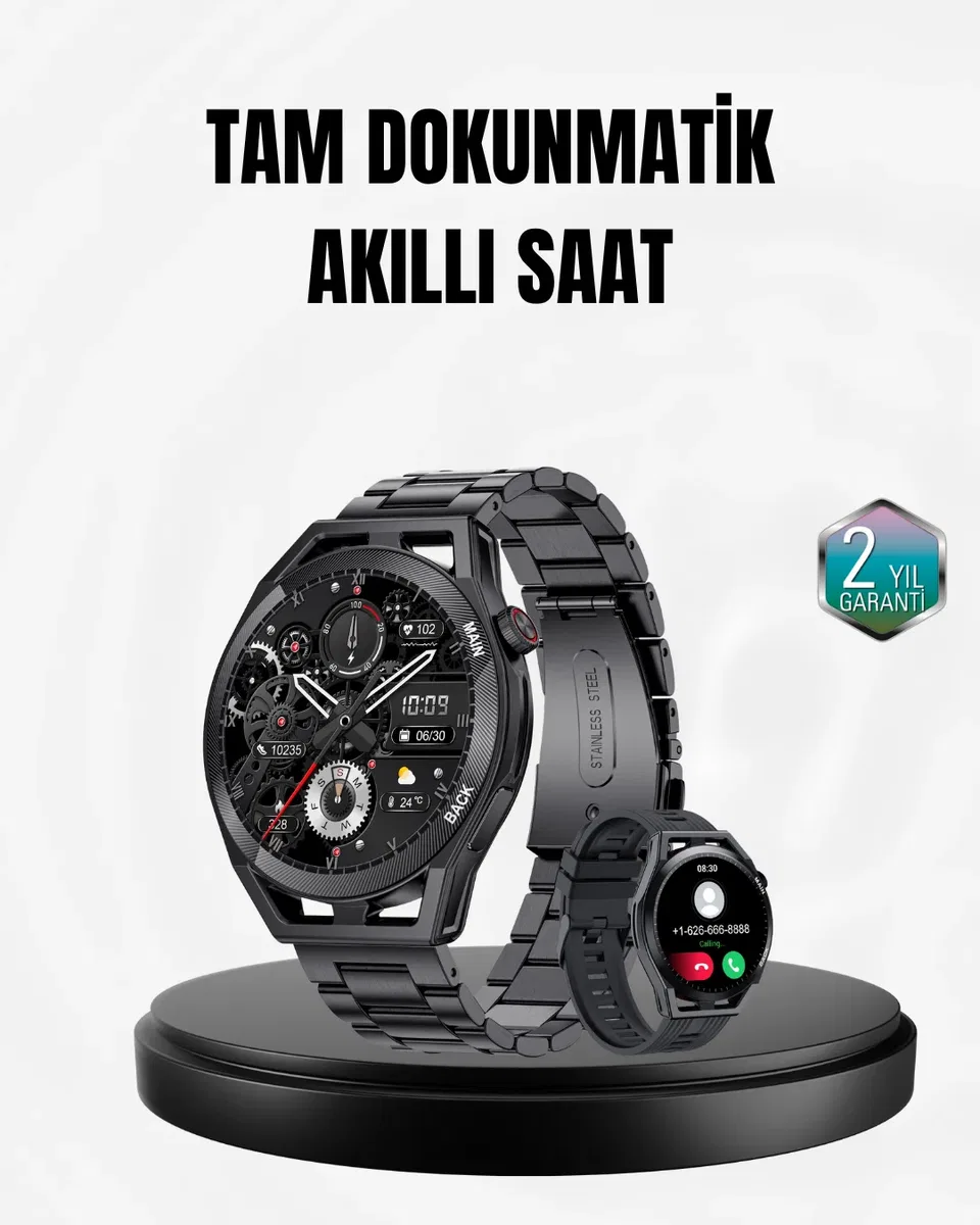 Spor ve Sağlık Takip Özellikli Akıllı Saat – Kalp Atış, Uyku ve Adım Ölçer Fonksiyonlu