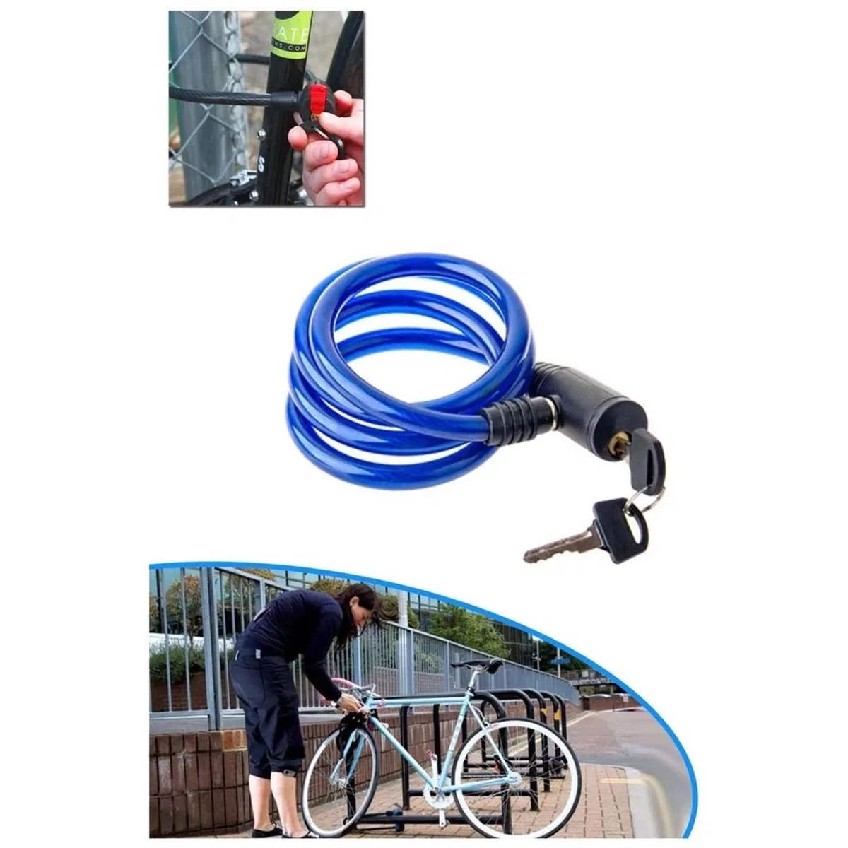 Bisiklet Kilidi Anahtarlı 11. 5mm X 85cm
