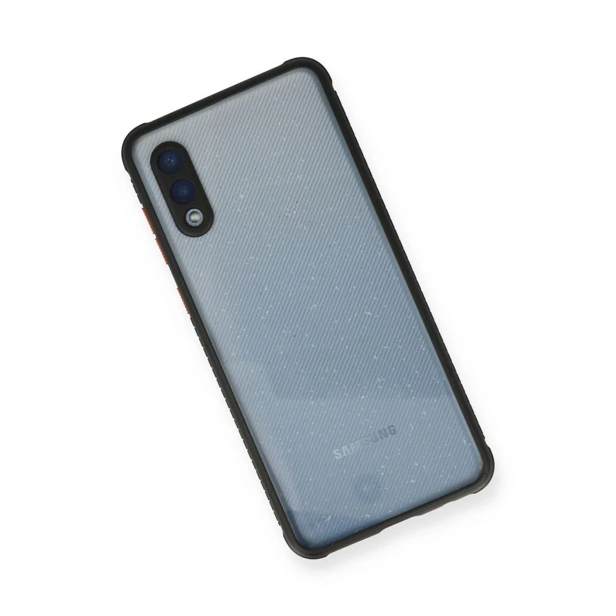 Samsung Galaxy A02 Kılıf Miami Şeffaf Silikon - Siyah görsel 3