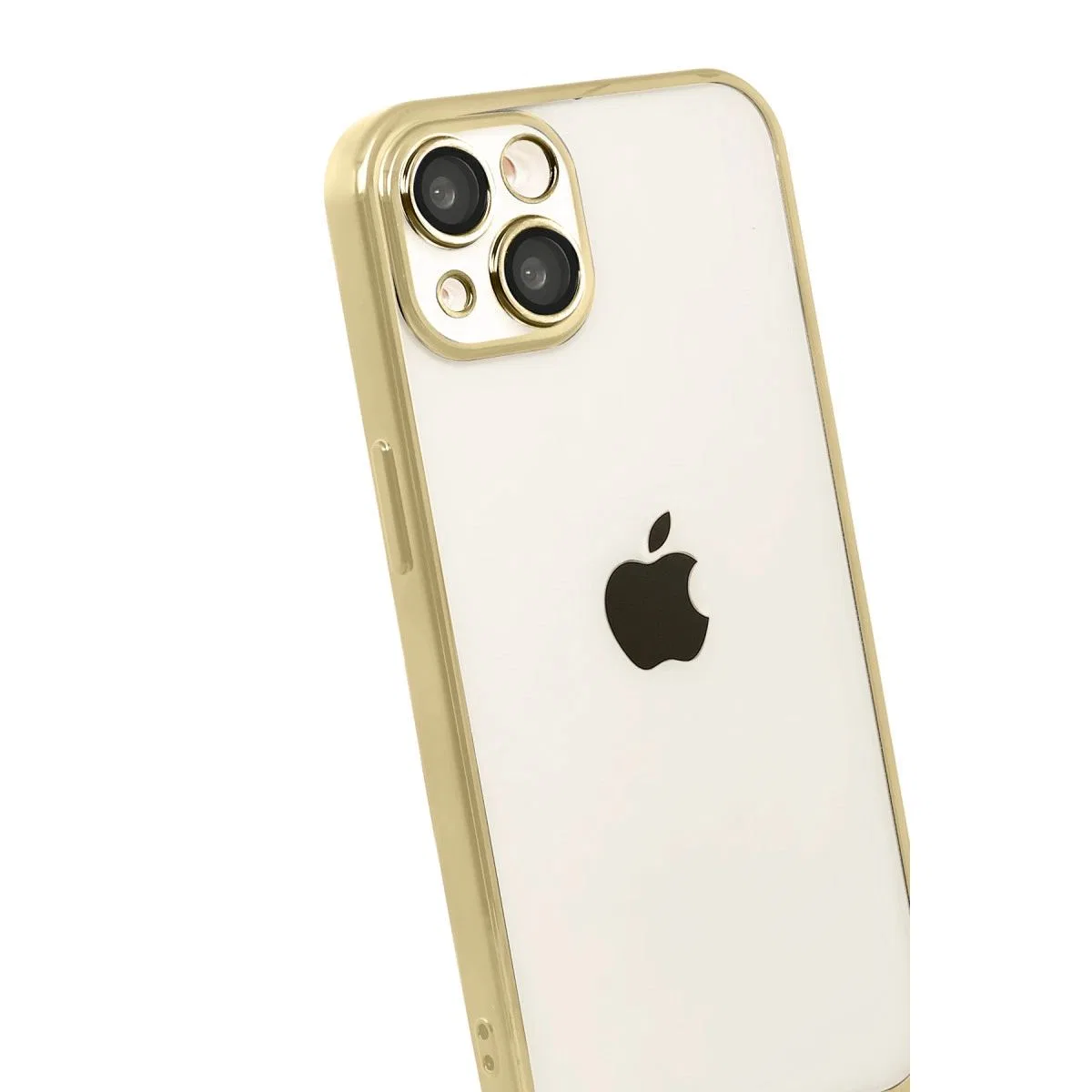 Apple İphone 15 Razer Lensli Silikon - Gold görsel 3