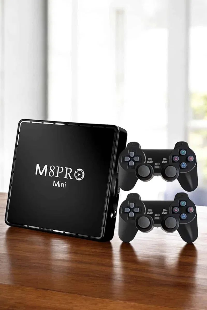 Oyun Konsolu Çift Kollu 1000 Oyunlu TV Box Netflix Youtube Atari görsel 4