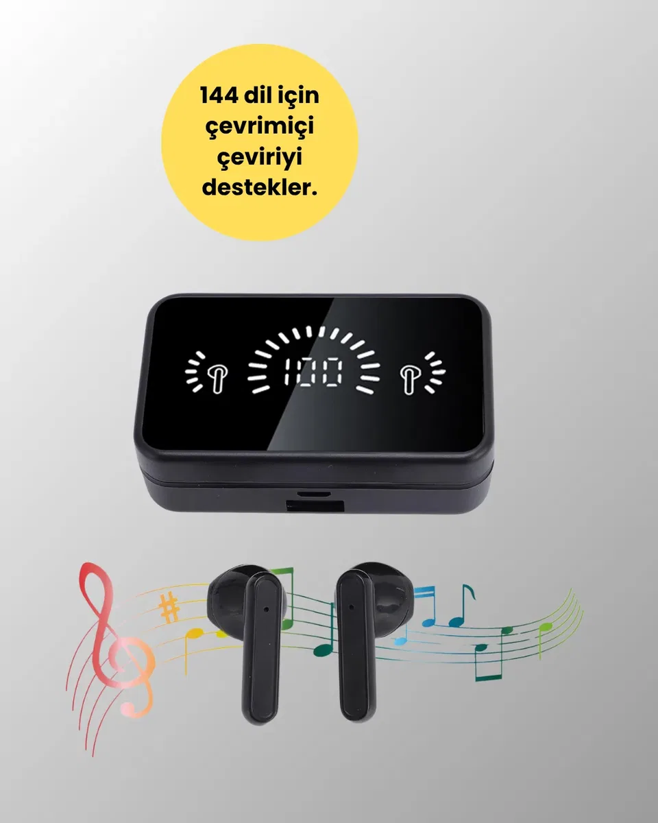 Bluetooth 5. 1 Destekli bluetooth kulaklık – ANC ve Stereo Sesli görsel 2