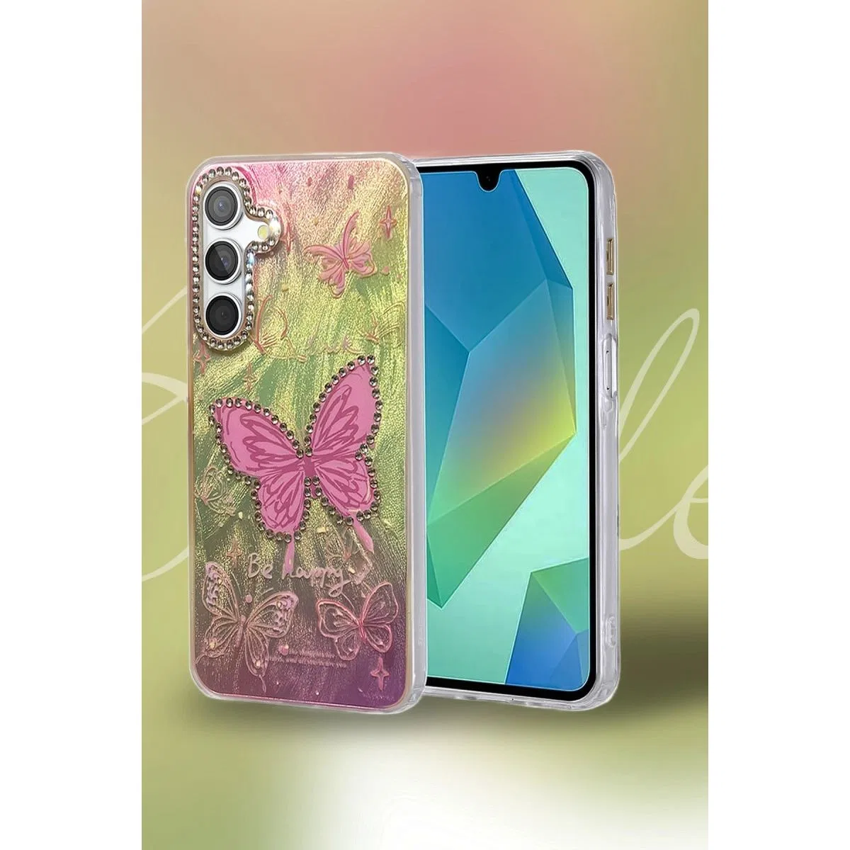 Samsung Galaxy S25 Plus Kılıf Blade Aynalı Desenli Kapak - Desen 5 görsel 2