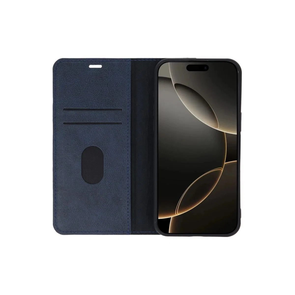 Apple İphone 15 Pro Max Kılıf Trend S Plus Kapaklı Kılıf - Taba görsel 2