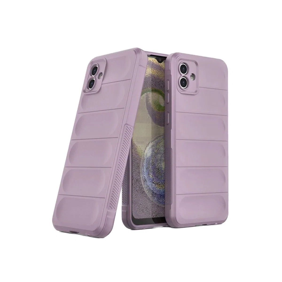 Samsung Galaxy A05 Kılıf Optimum Silikon - Mor görsel 3
