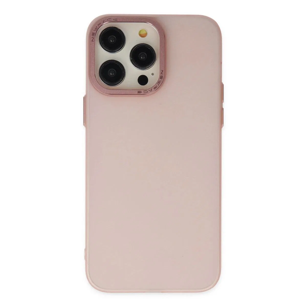 Apple İphone 13 Pro Max Kılıf Modos Metal Kapak - Pembe