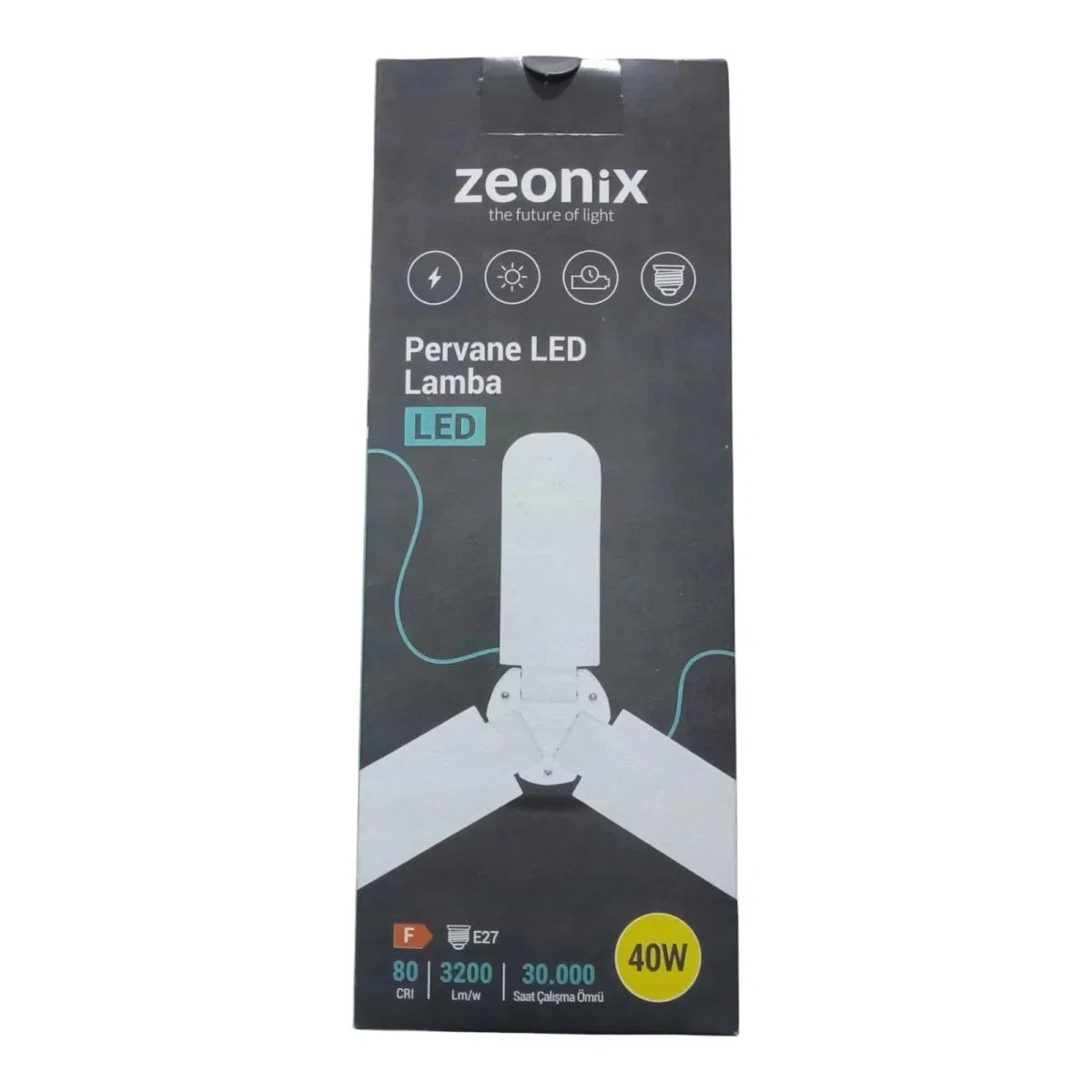 Zeonix 40w 3 Kanatlı Pervane Ampul görsel 2