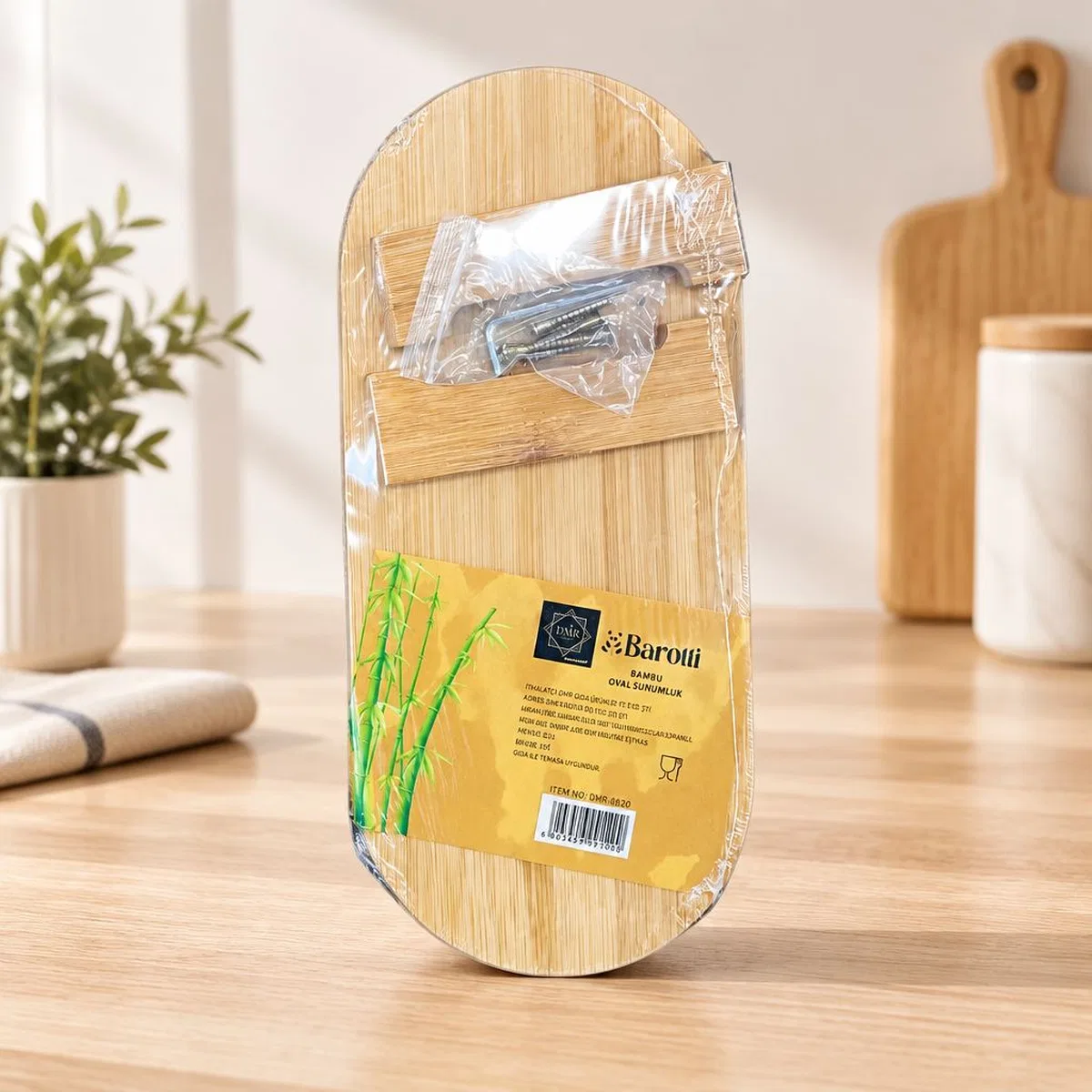 Bambu Oval Sunumluk