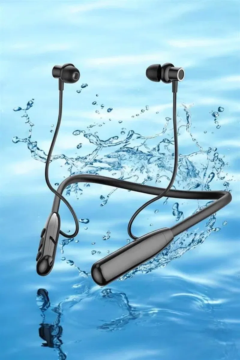 Dijital Göstergeli Kulak İçi Kablosuz Bluetooth Kulaklık Boyun Bantlı Yeni Nesil görsel 4