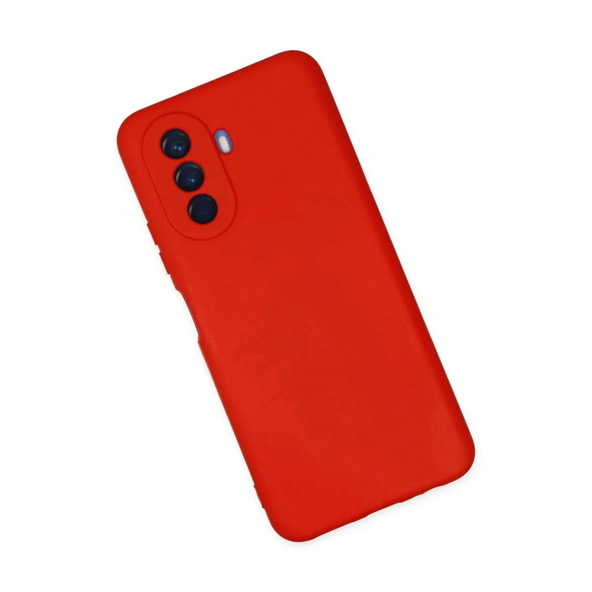 Huawei Nova Y70 Kılıf Nano İçi Kadife Silikon - Kırmızı görsel 3