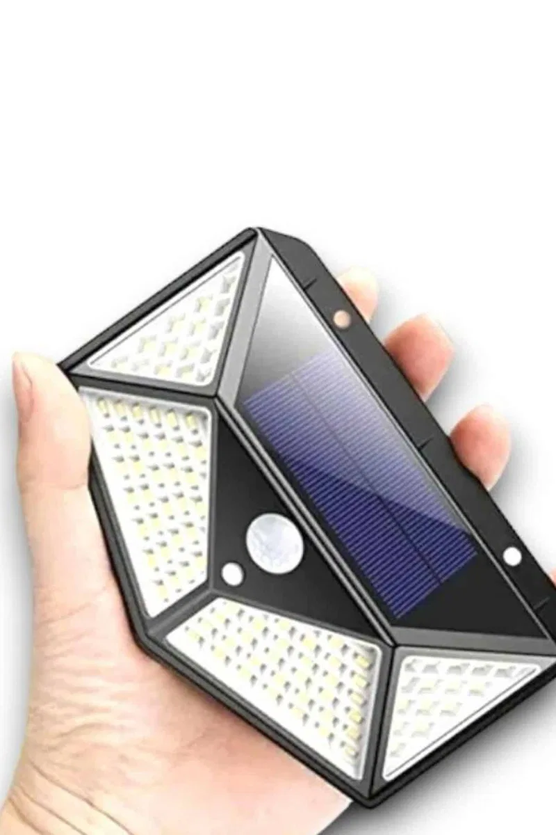 Güneş Enerjili Bahçe Lambası 100 Led Bahçe Lambası Bahçe Aydınlatma görsel 3