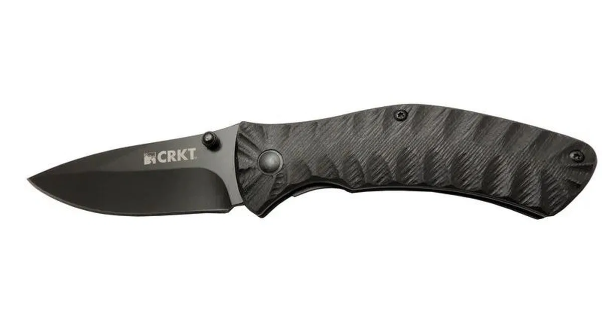 Crkt İncendor 2078 Bk Siyah Kamp Çakı 17, 5cm - Manuel, Plastik Sap, Kemerlikli