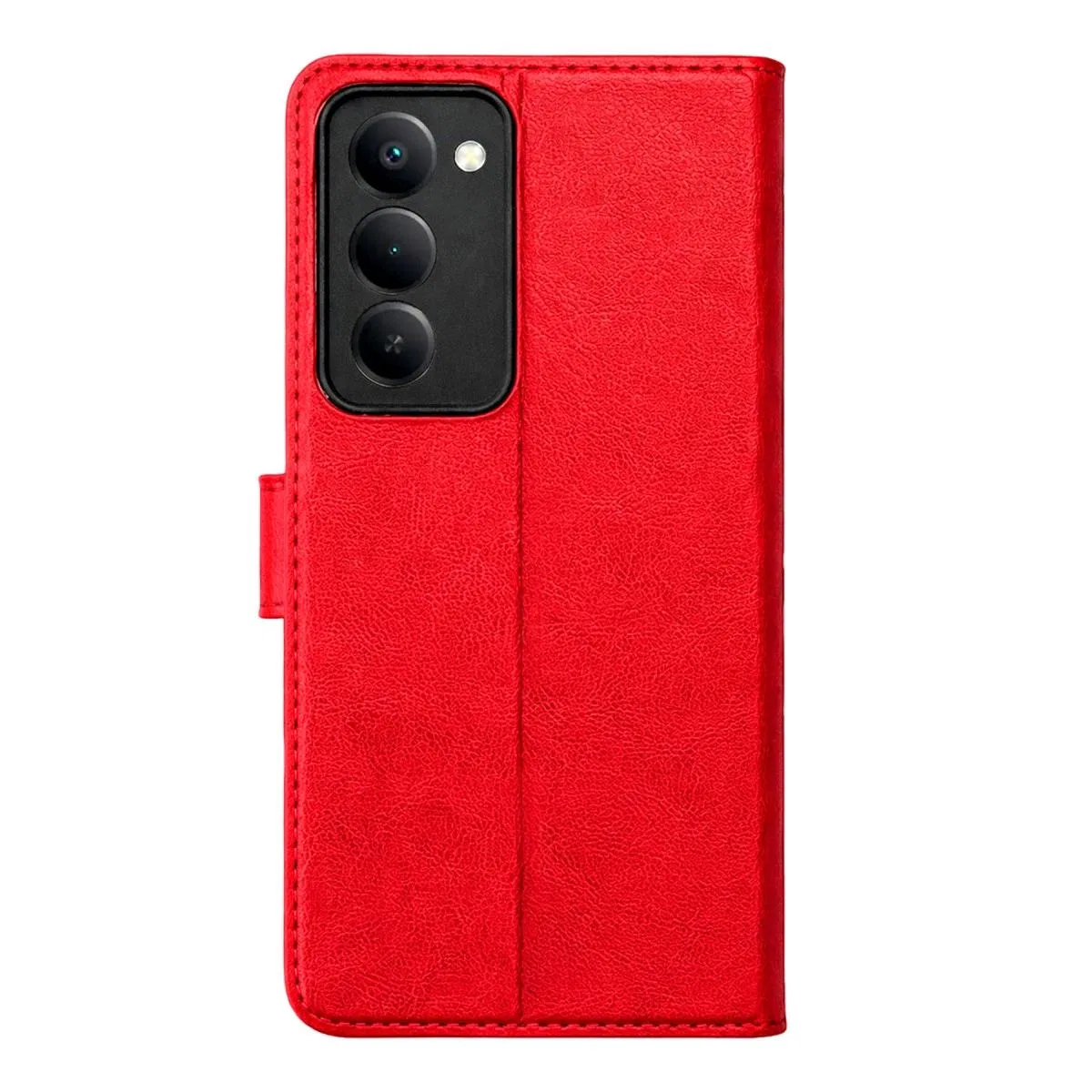Xiaomi Redmi 15 5g Trend S Plus Kapaklı Kılıf - Kırmızı görsel 2