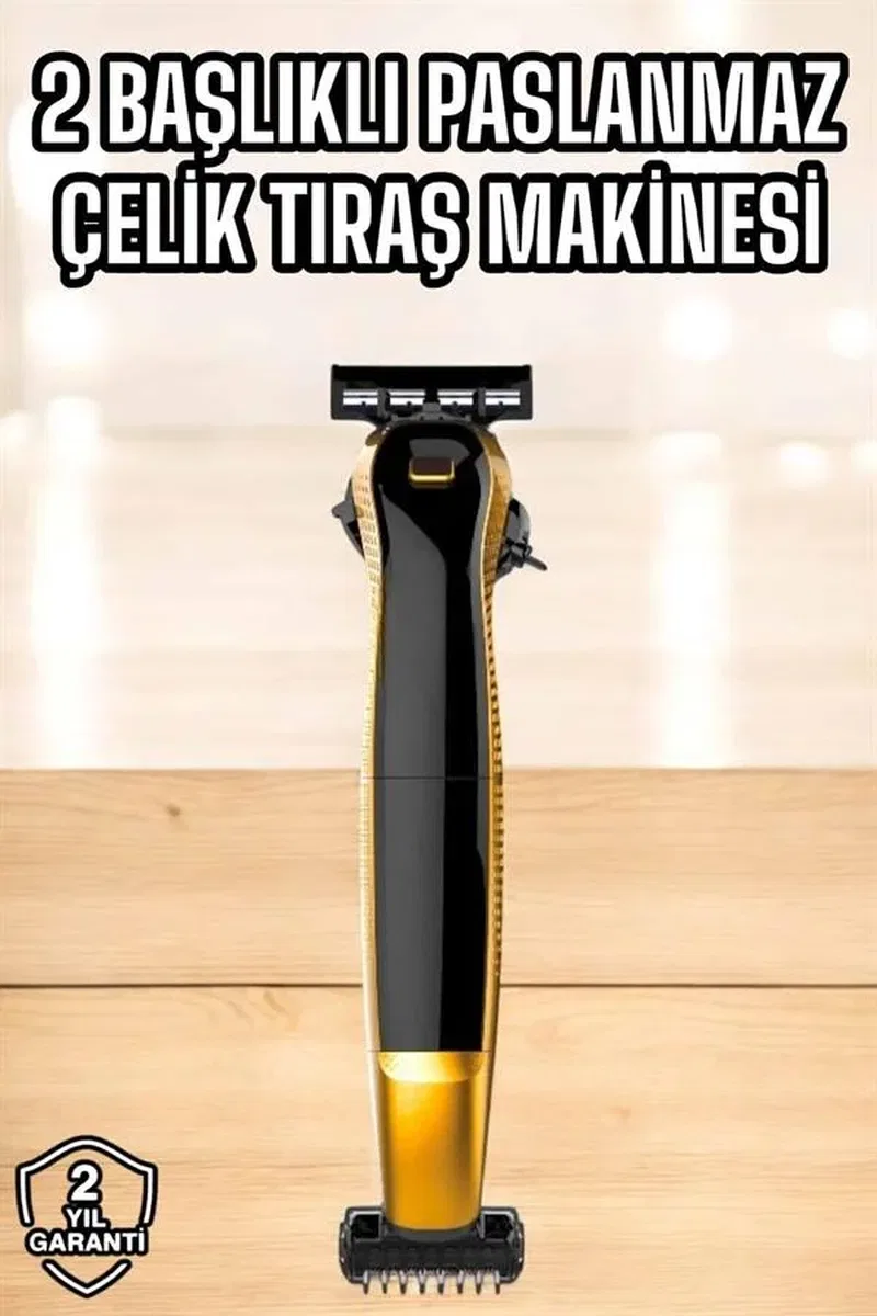 Jilet Başlıklı Tıraş Makine Sinek Kaydı Tıraş Seyahat Tipi Suya Dayanıklı görsel 2