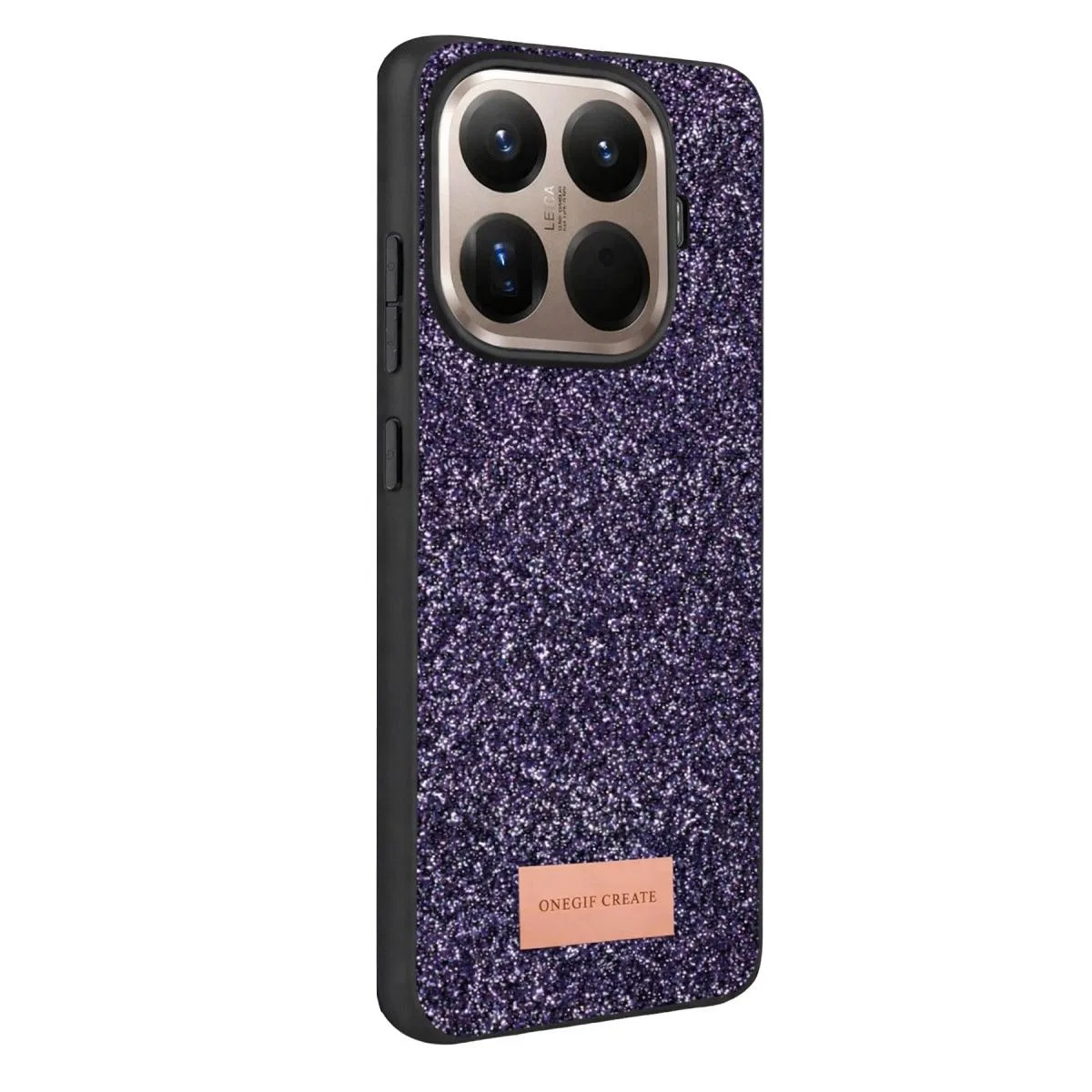 Onegif Xiaomi Mi 15t Pro Bright Simli Kapak - Derin Mor görsel 3