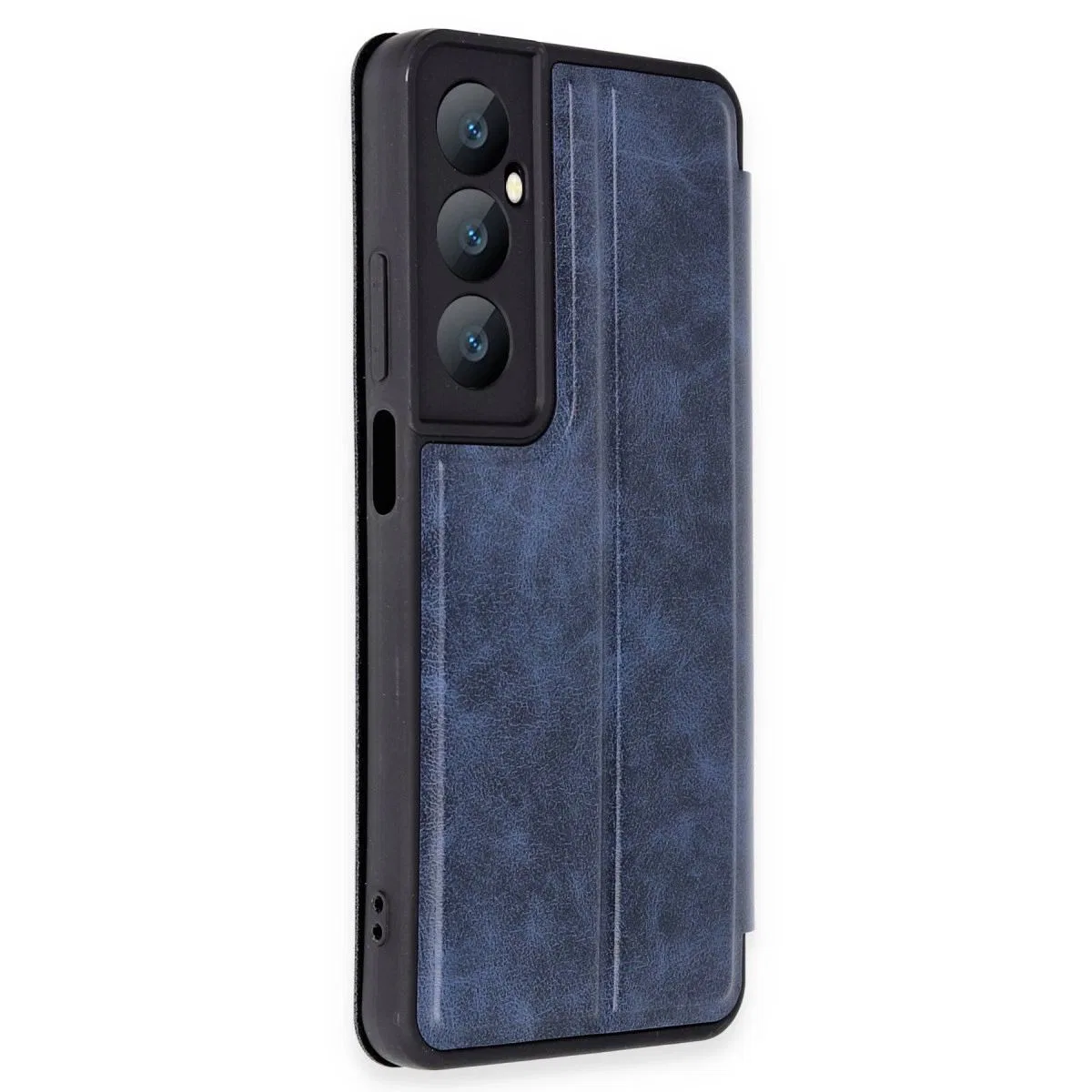Realme C65 Kılıf Flip Cover - Lacivert görsel 2