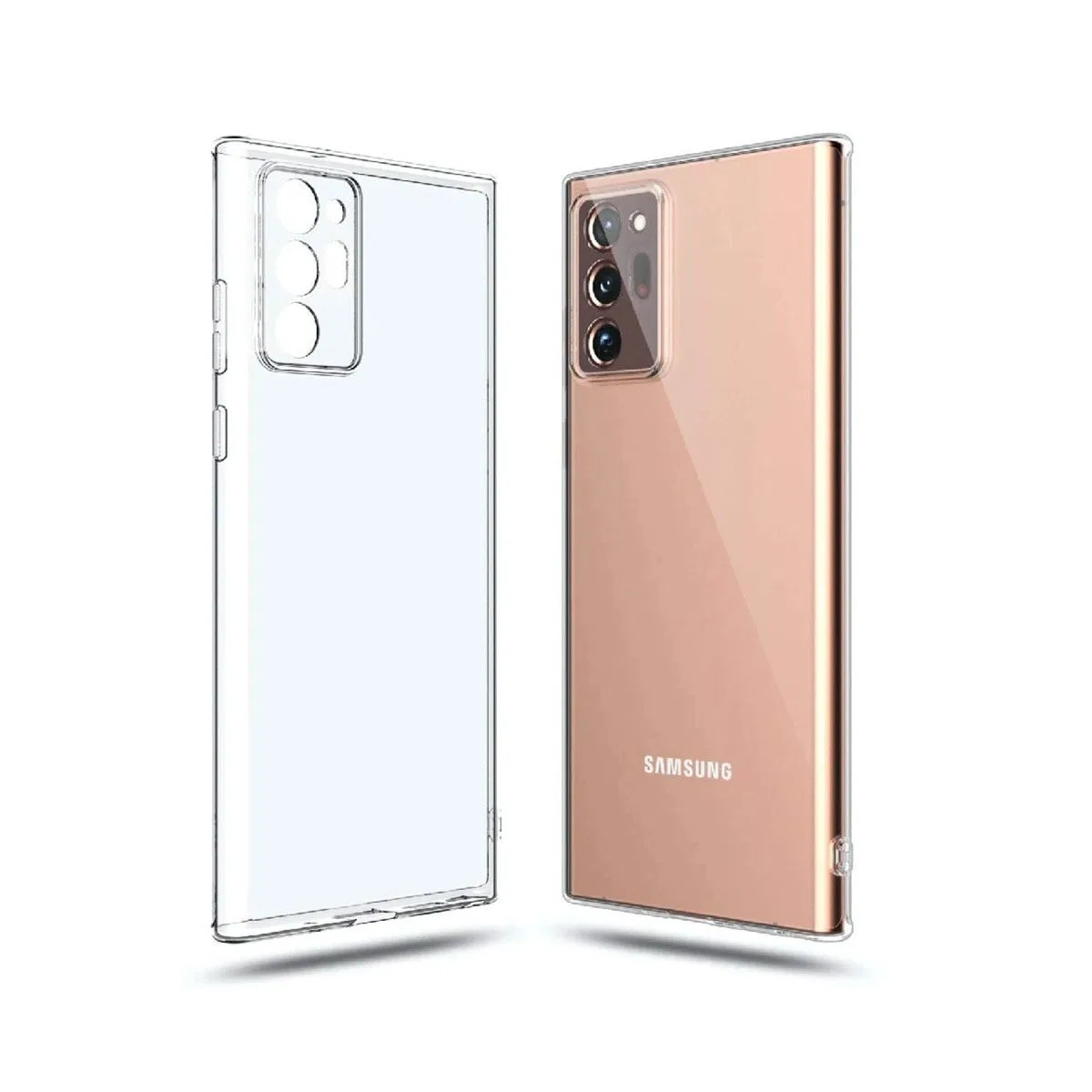 Samsung Galaxy Note 20 Ultra Kılıf Lüx Şeffaf Silikon görsel 3