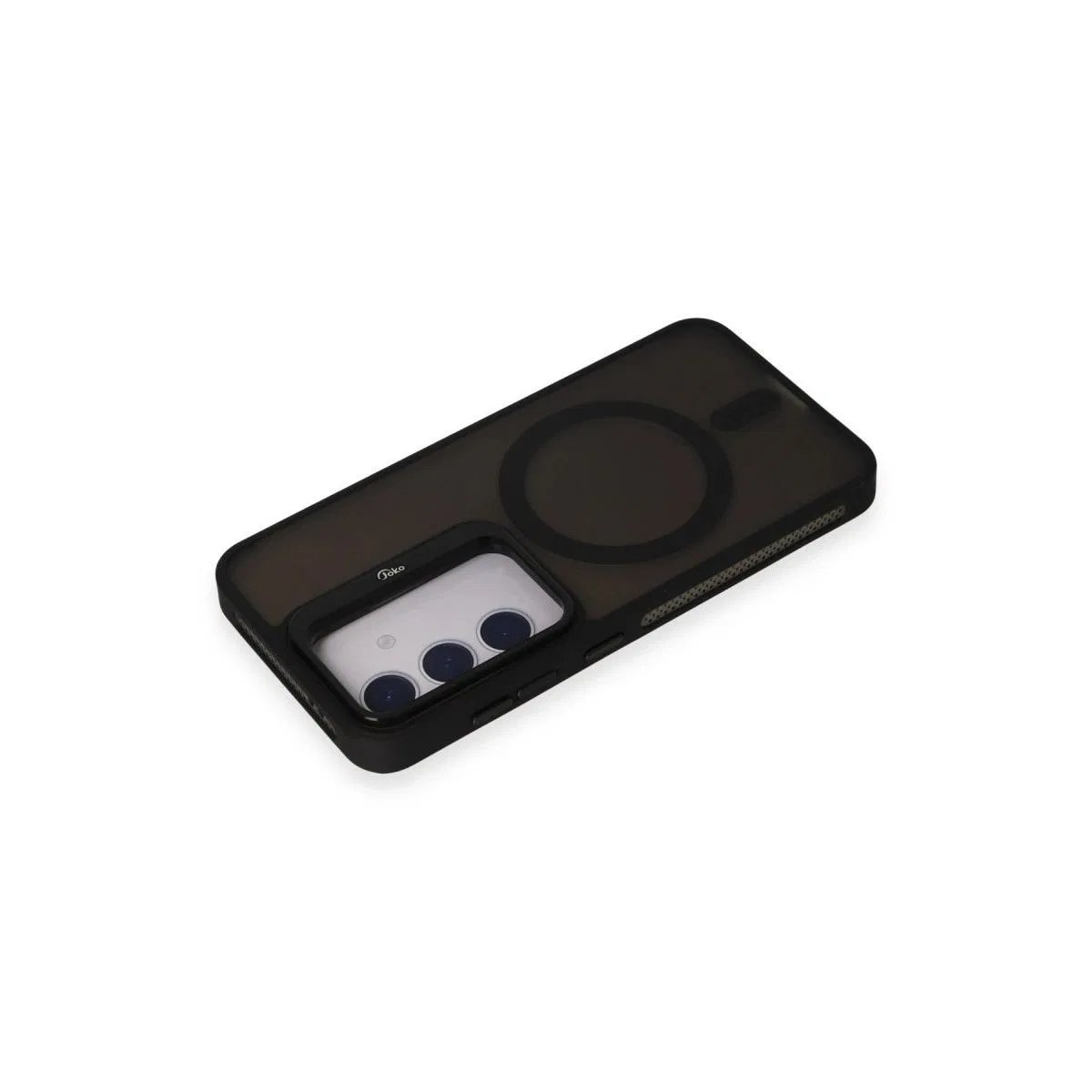 Joko Samsung Galaxy S24 Flet Lens Magsafe Kapak - Siyah görsel 3