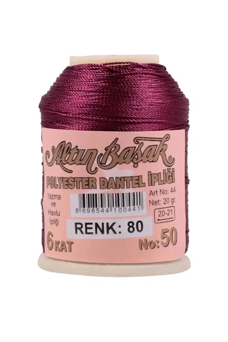 3 Adet Altınbaşak Oya ve Dantel İpi 20 gr - Royaleks - No: 512 - 080 - 003 görsel 4