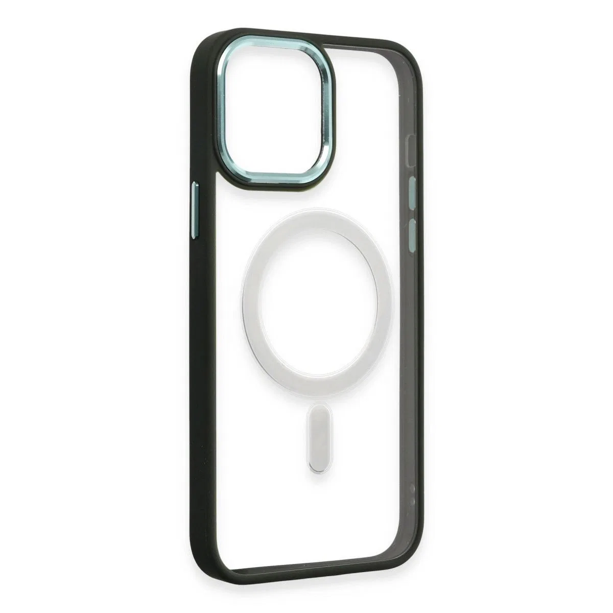 Apple İphone 15 Pro Kılıf Room Magneticsafe Silikon - Köknar Yeşili görsel 4