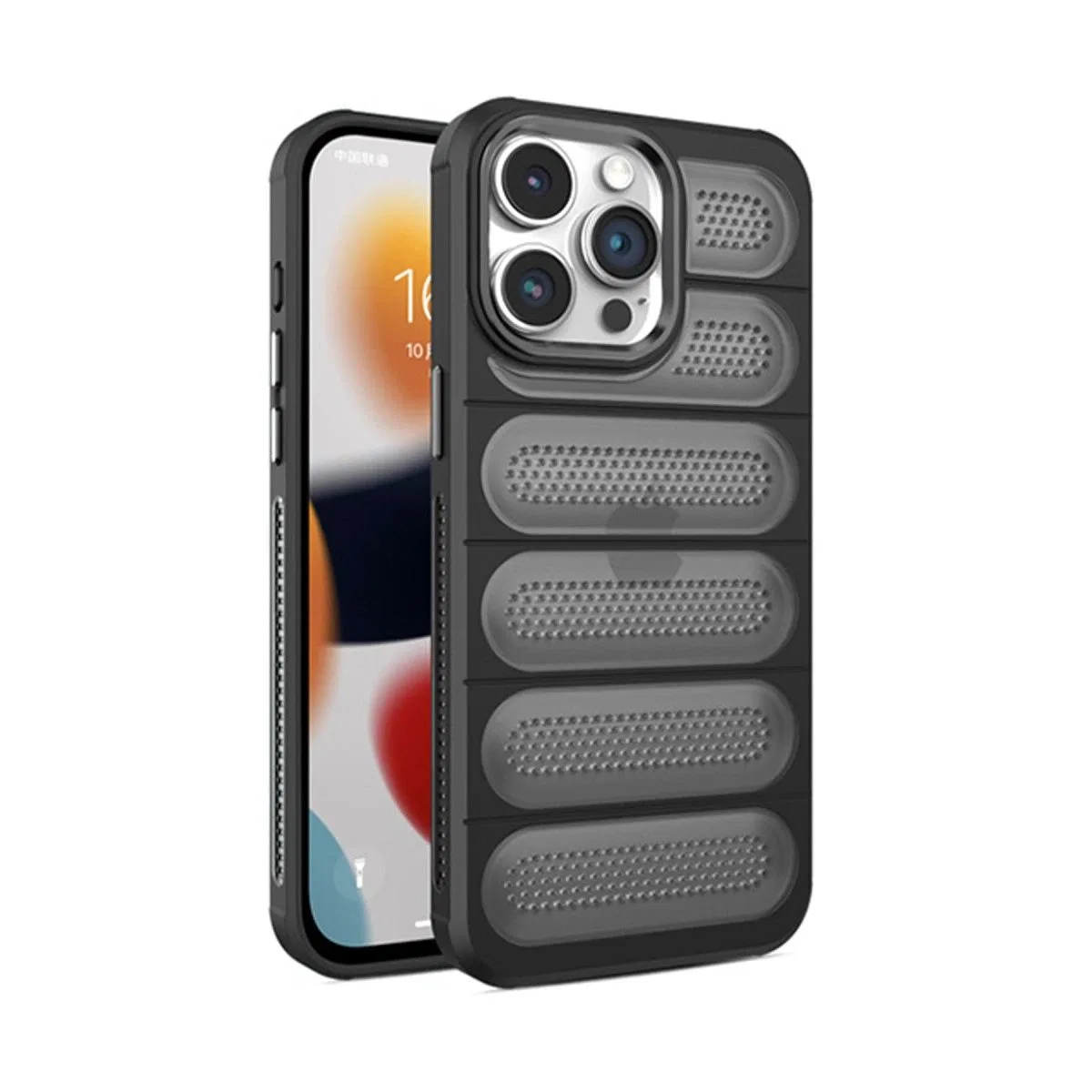 Apple İphone 15 Pro Max Kılıf Airmax Silikon Kapak - Siyah