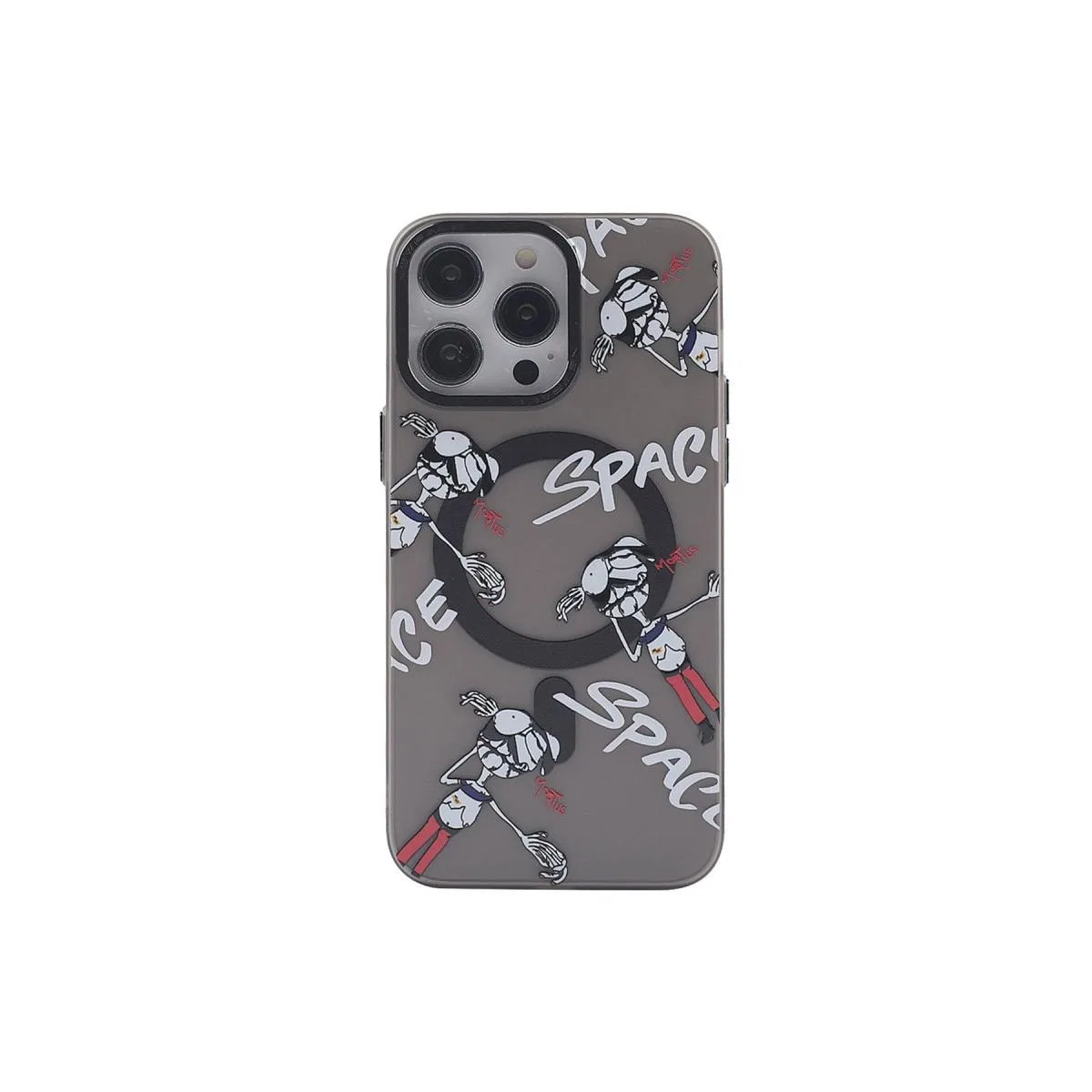 Apple İphone 12 Pro Max Kılıf Apollo Magneticsafe Desenli Kapak - Apollo Siyah - 3 görsel 3