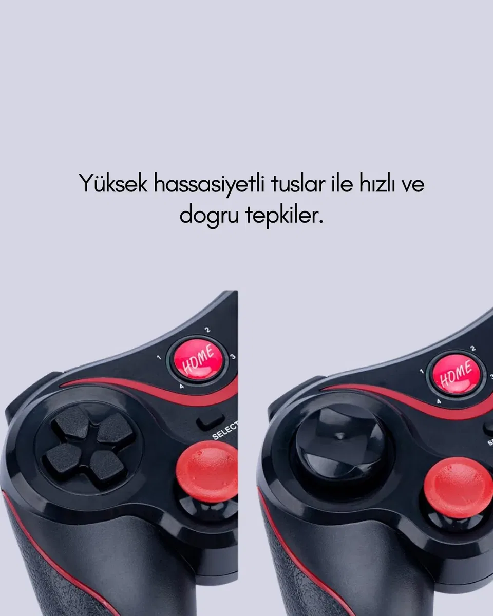 Rahat Kavrama ve Düşük Gecikme Teknolojili Gamepad görsel 4