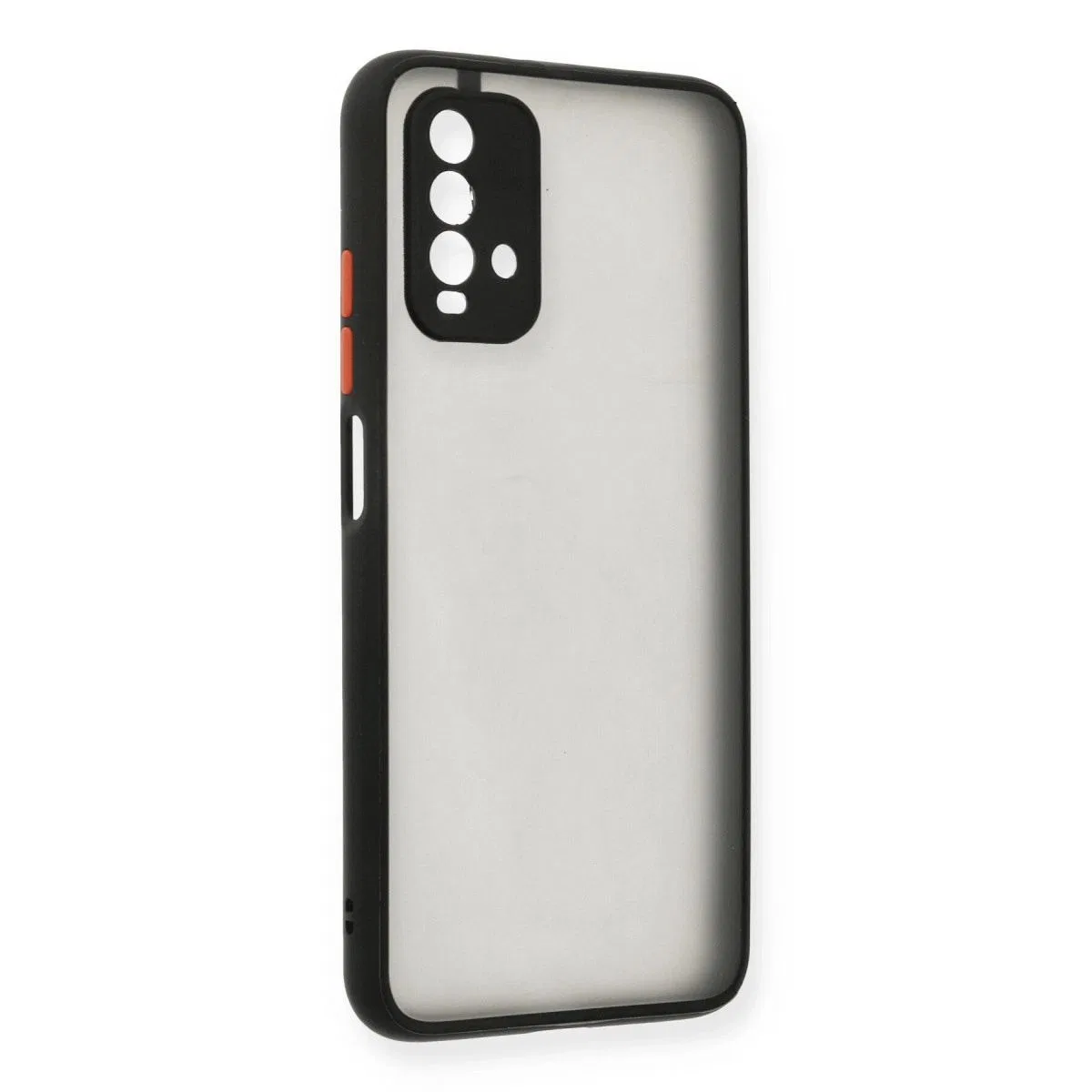 Xiaomi Redmi 9t Kılıf Montreal Silikon Kapak - Siyah görsel 2