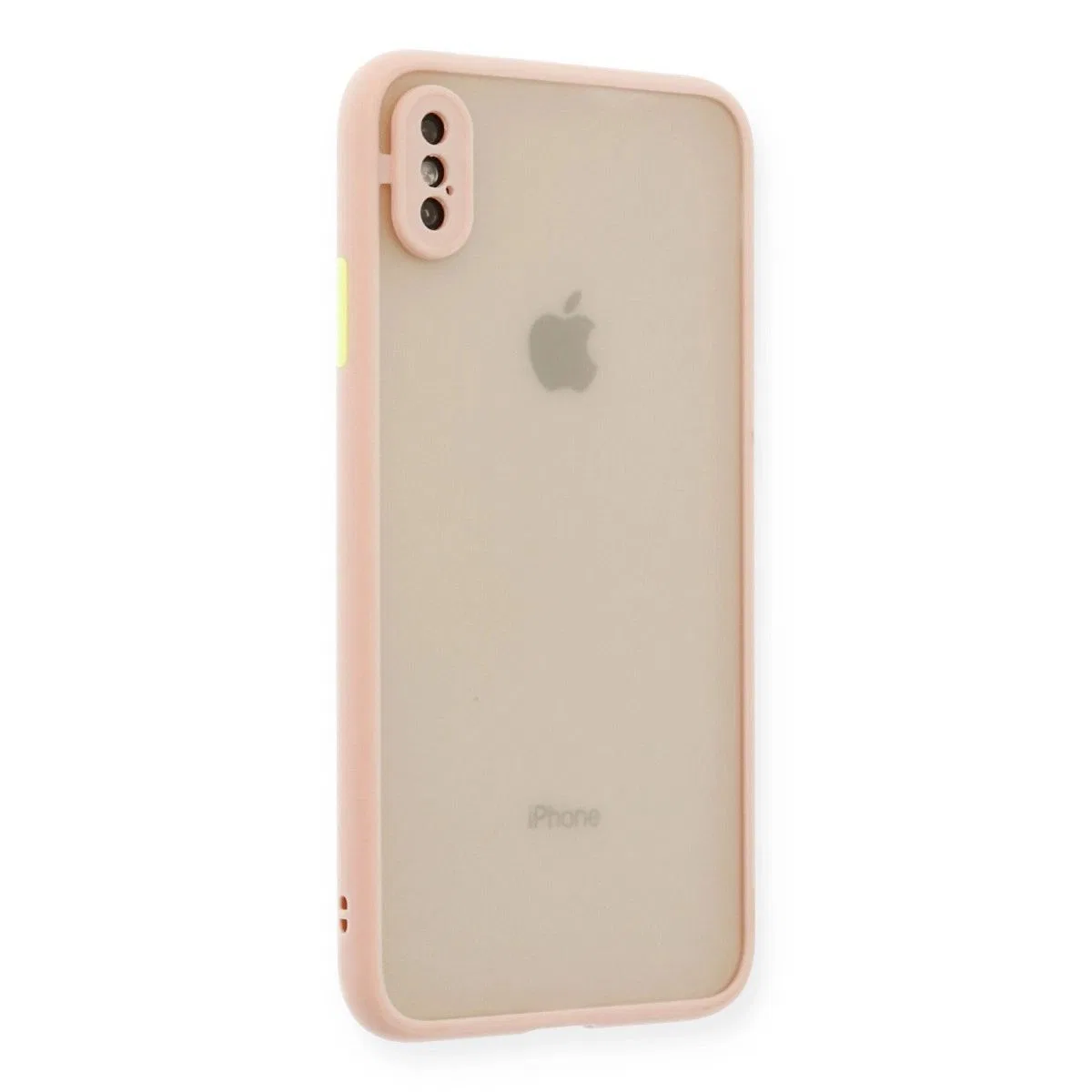 Apple İphone Xs Max Kılıf Montreal Silikon Kapak - Pembe görsel 2