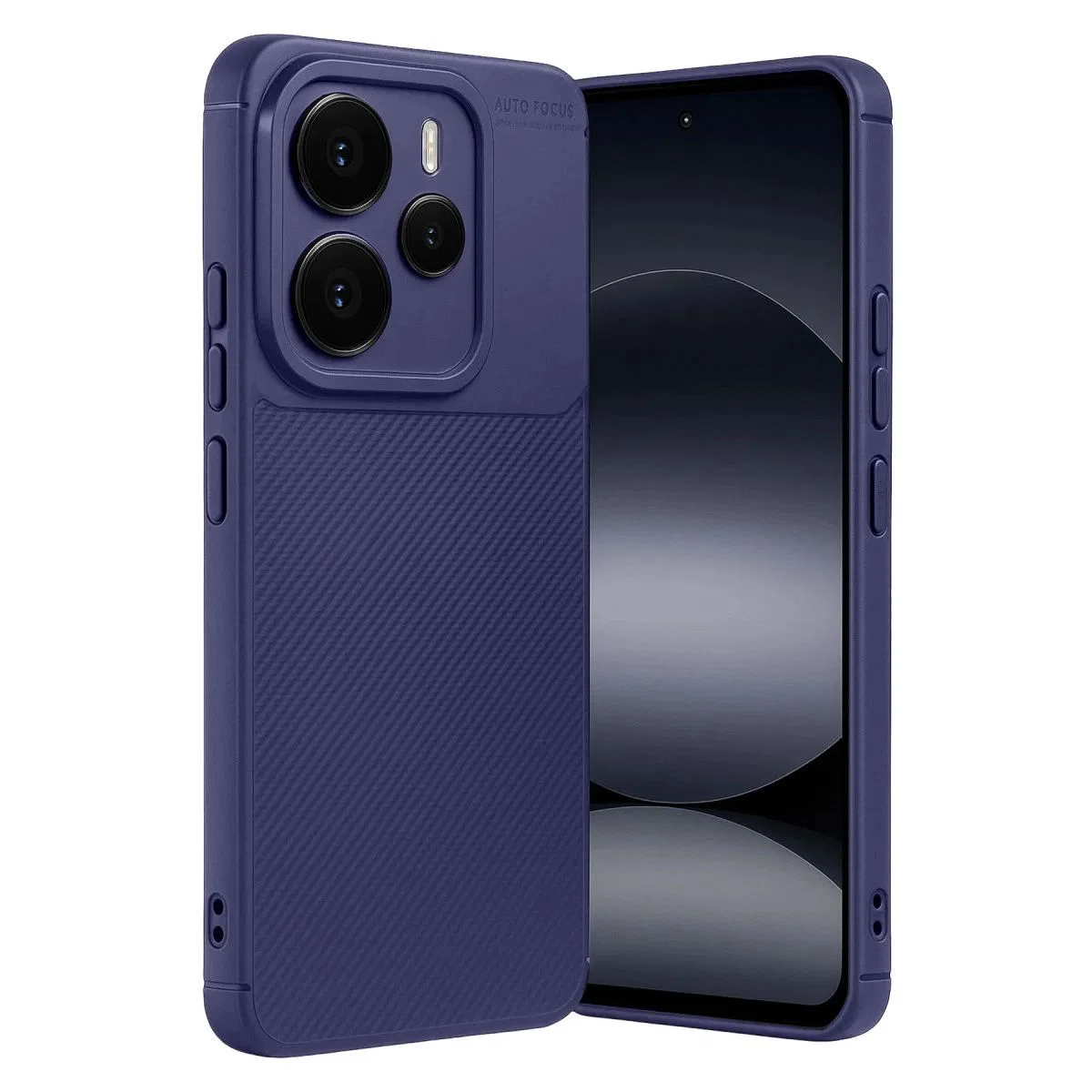 Xiaomi Note 14 5g Auto Focus Karbon Kapak - Lacivert
