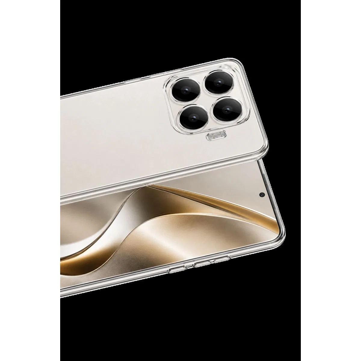 Xiaomi Mi 17t Pro Lüx Şeffaf Silikon - Şeffaf görsel 2