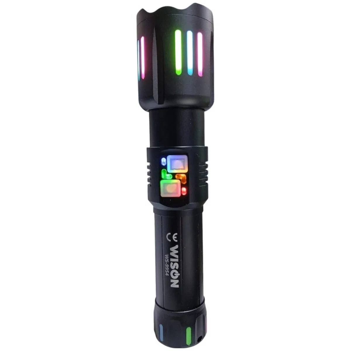 Ws-9954 25w Zoomlu Yeşil Lazerli Metal Şarjlı El Feneri