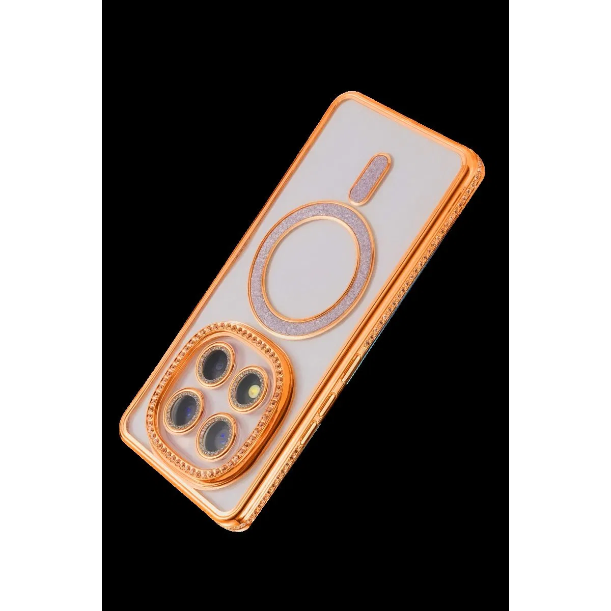 Xiaomi Redmi Note 15 Pro Plus 5g Joke Simli Magneticsafe Kılıf - Turuncu görsel 4