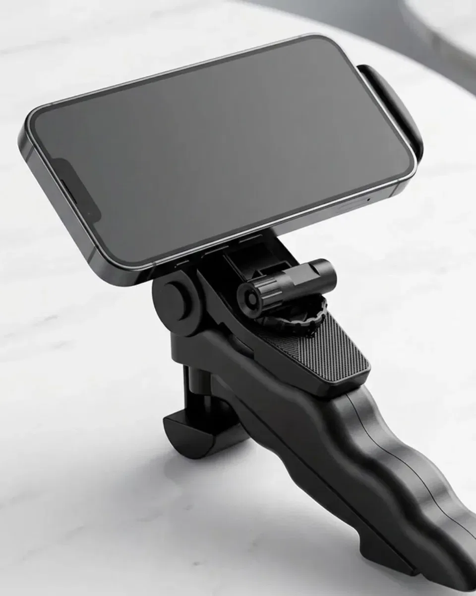 Katlanabilir Mini Telefon Tripodu Masaüstü Telefon Standı 360 Derece Ayarlanabilir