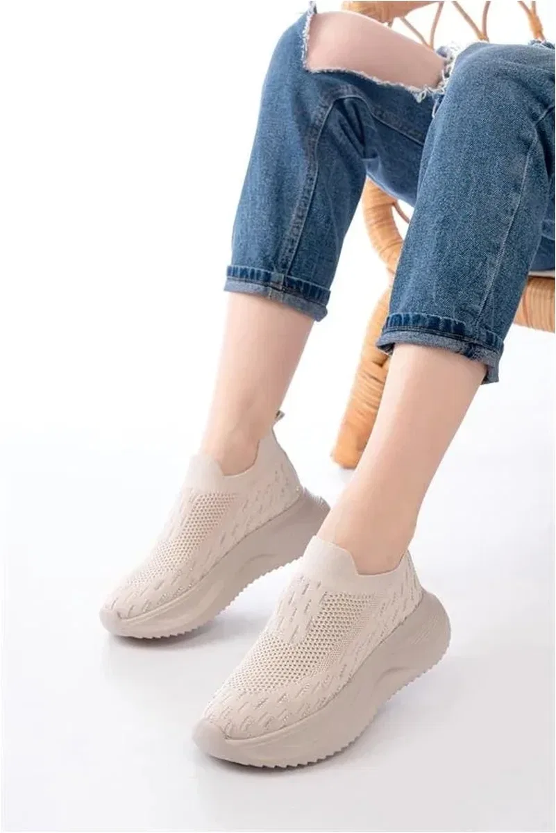 Kadın Fitness Ayakkabı Ayakkabı Taban Fileli Aksesuarlı Günlük Spor