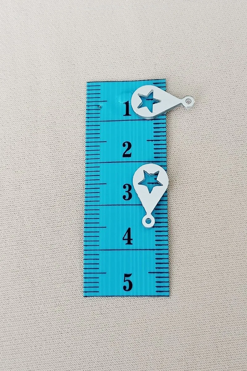 Oya Abiye Bileklik Kolye Pleksi Metalik Plastik Pul Gümüş Renk 8 gram 65 adet - BNC521 görsel 2